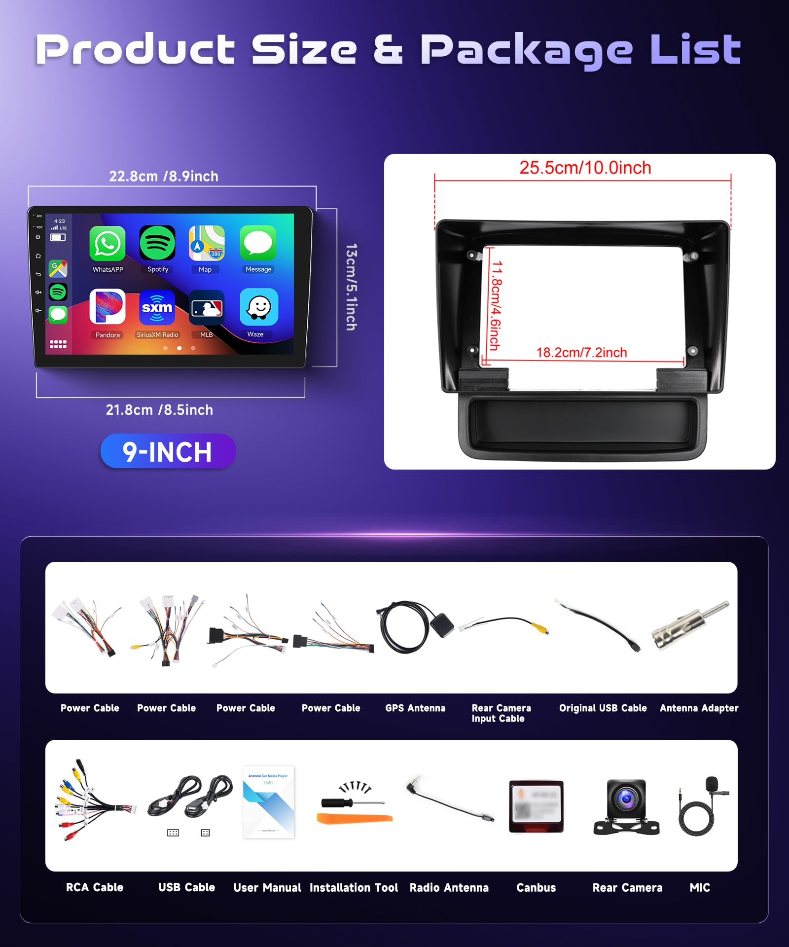 4G/64G VECHTEL 10.1" Autoradio Bluetooth pour Renault Trafic 2010-2014/ Opel Vivaro/Nissan Primastar,Android 15,Carplay Android AUT,DSP,EQ,1280 x 720,WiFi GPS,Mirrorlink,RDS/FM,caméra de recul AHD