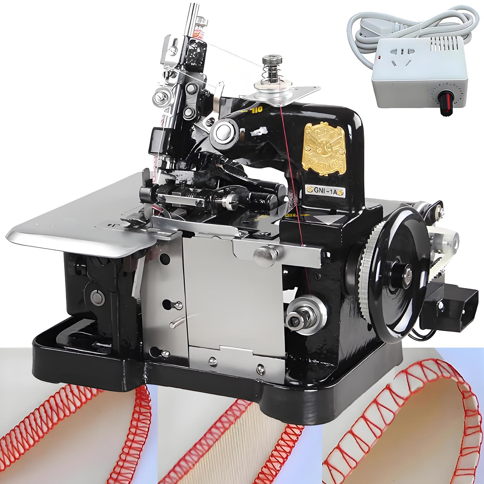 Serger Foot for Sewing Machine 250W,Overlock Foot for Sewing Machine Black