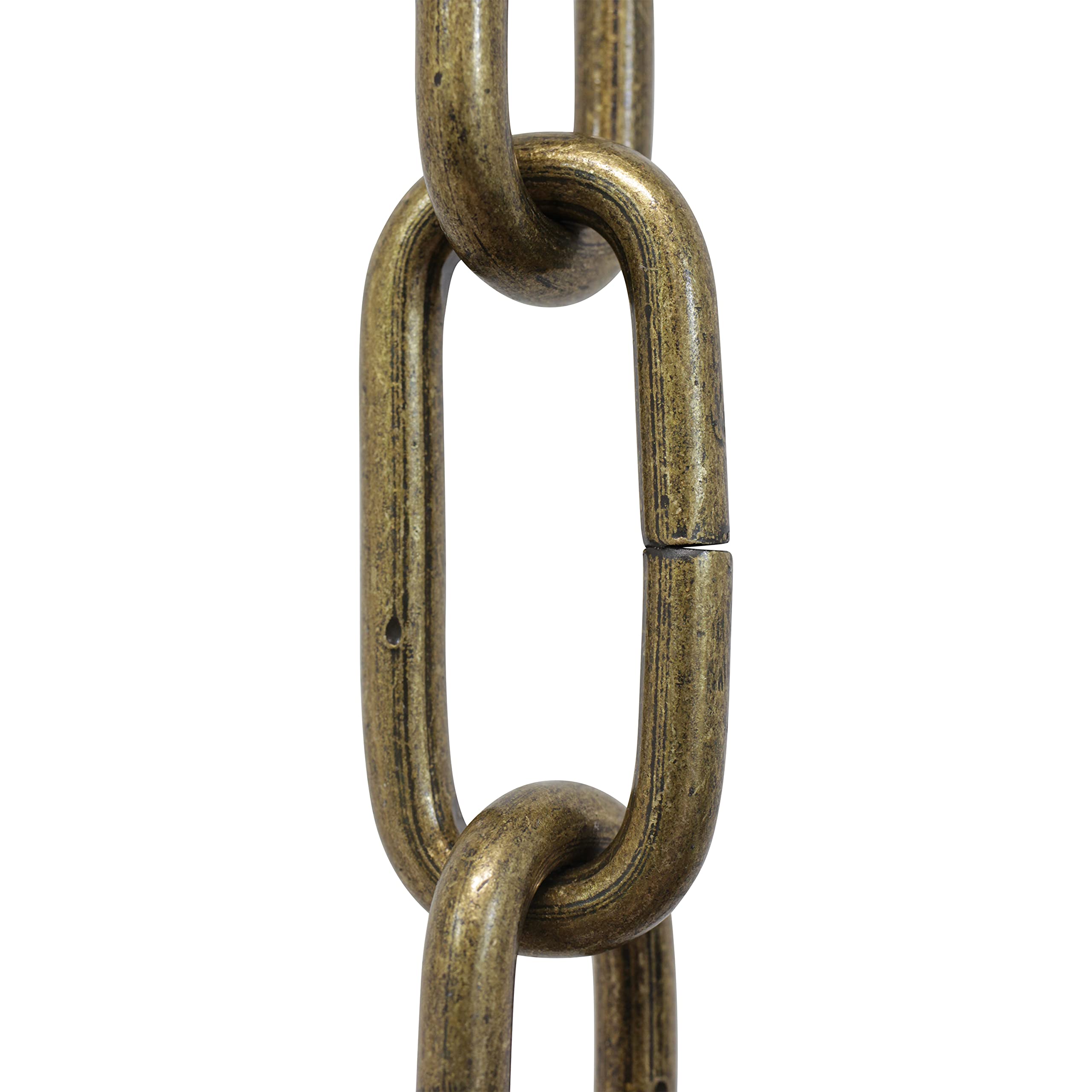 RCH Hardware CH-ST59-U58-AB-10 Steel Chandelier Chain, Antique Brass (10 Feet)