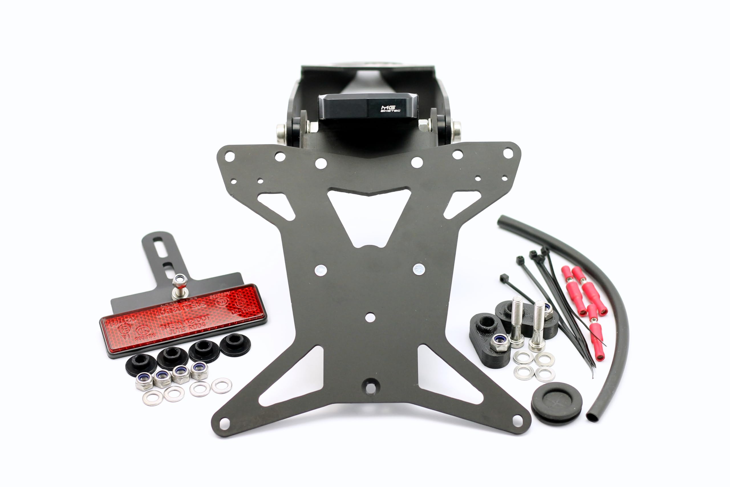Kurzes Heck - Kennzeichenträger - Kennzeichenhalter geeignet für Triumph Street Triple 765 R S RS Moto2 ab ab 2020 (172x167mm)