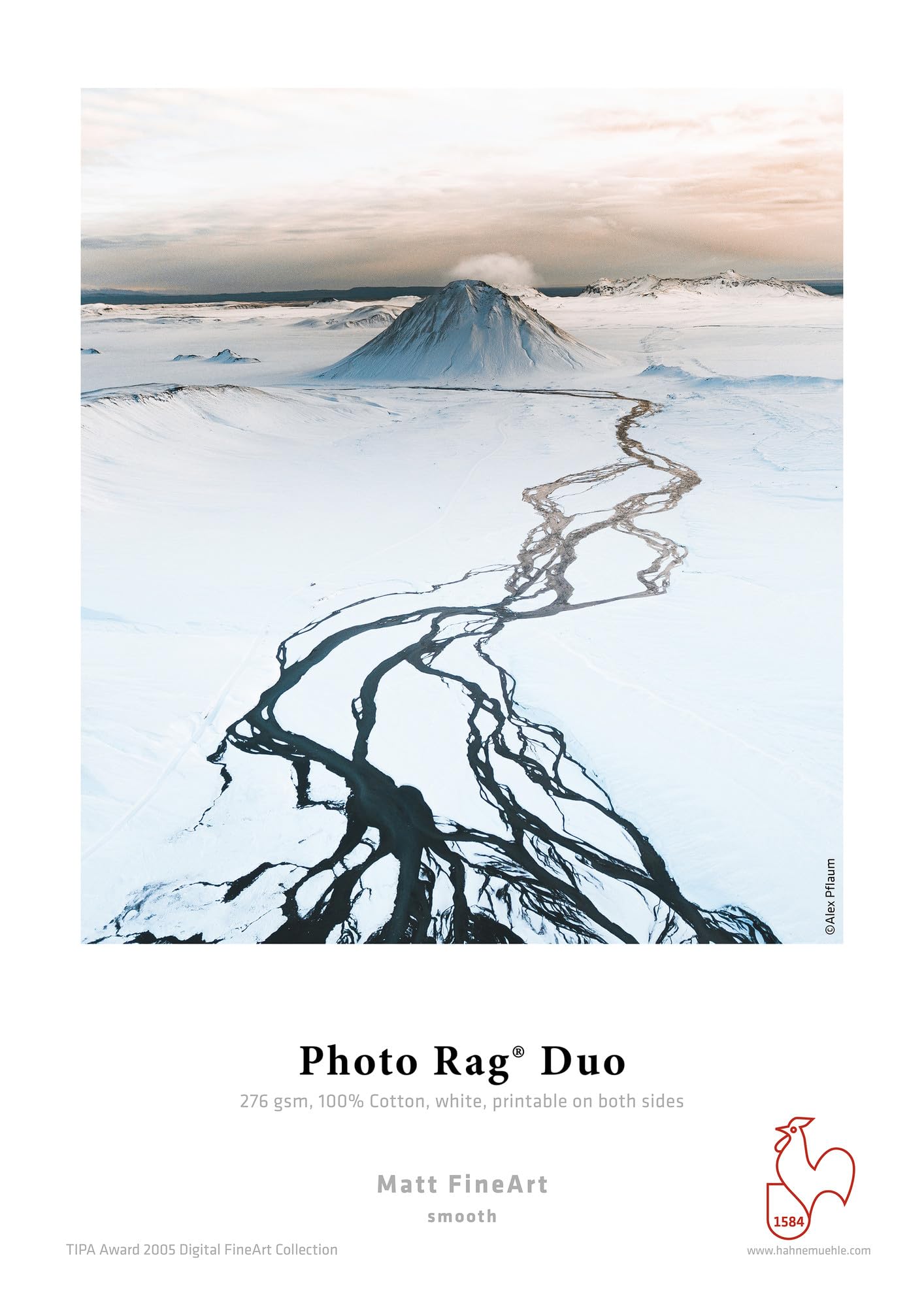 Hahnemühle 10641607 Digital FineArt Photo Rag Duo, 276 g/m², DIN A4, 210 x 297 mm, weiß