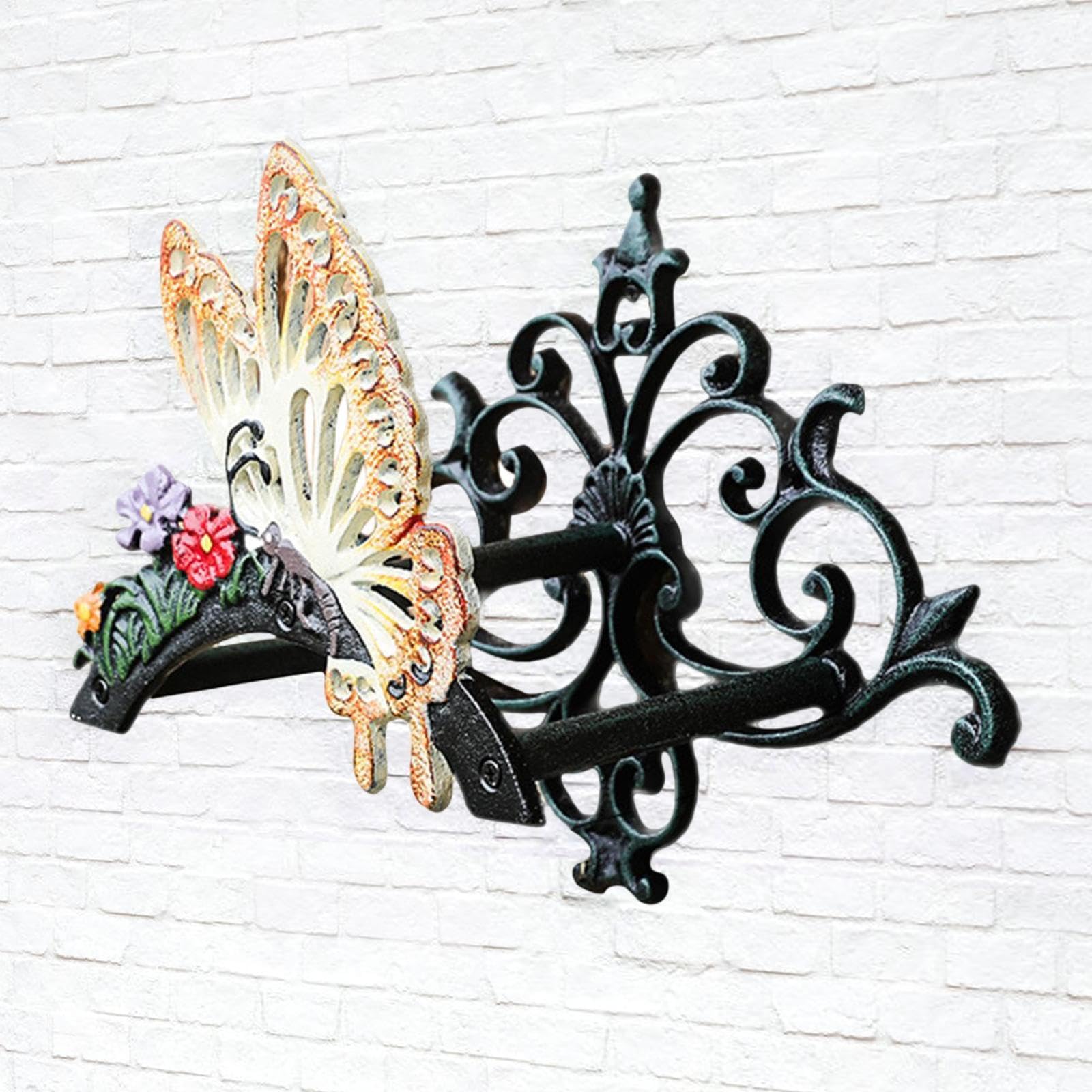 Support de Tuyau en métal de Style,Papillon,35x15x26cm