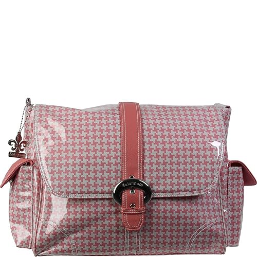 Kalencom Bolsa de pañales con hebilla de mensajero, pata de gallorosa