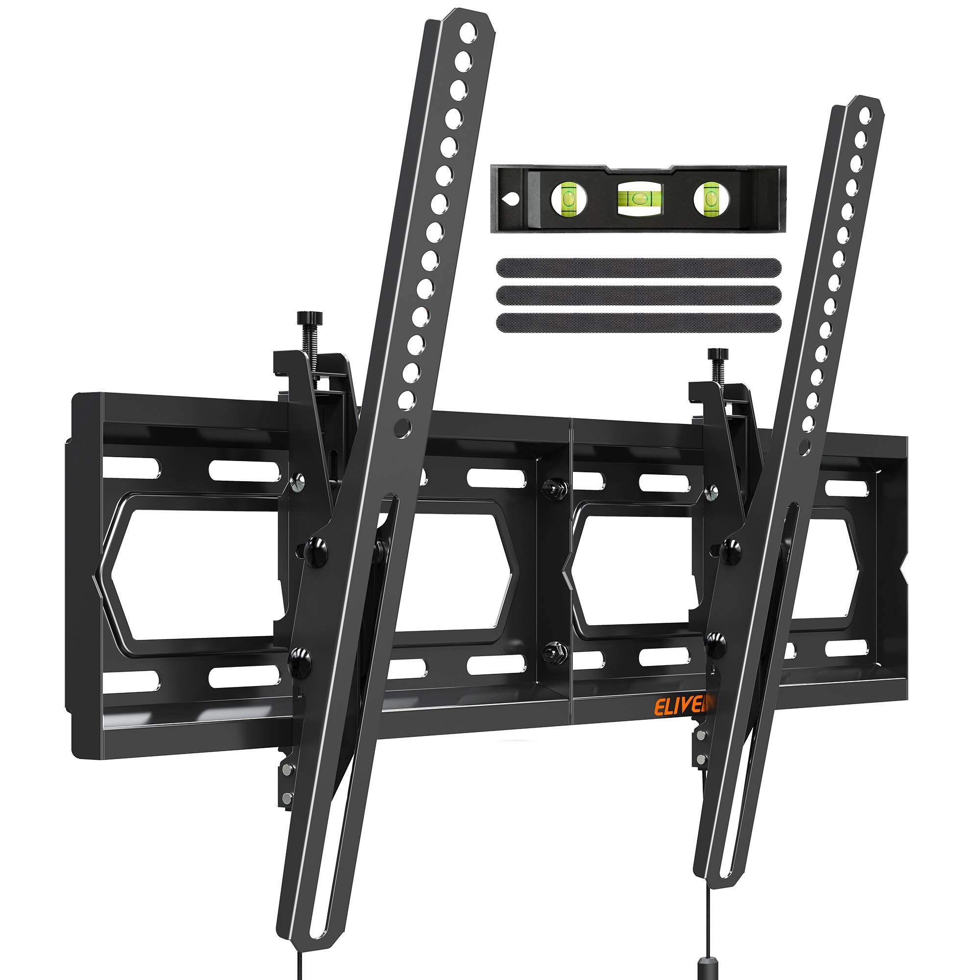 ELIVED TV Wall Mount for Most 37-84 Inch TVs, Max Load Capacity 120 lbs. Tilting tv Mount with Level Adjustment, Wall Brackets Max VESA 600x400mm, Fits 16-24 Inch Studs