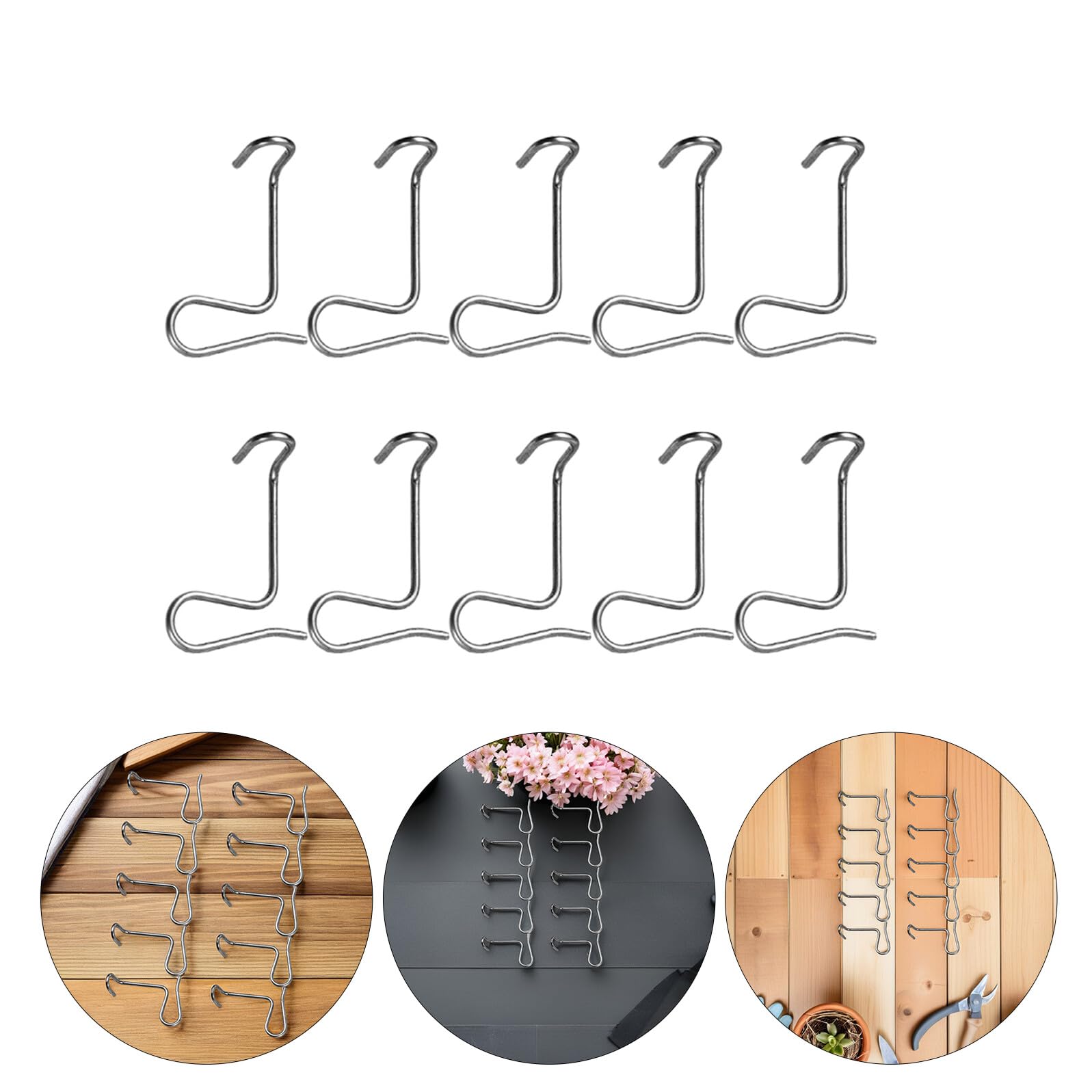 Gatuida 4 Ensembles Outils De Réparation De Clôture Tendeur De Fil Câble De Treuil Réparateur De Clôture Accessoire De Fixation pour Clôture De Jardin Tendeur De Grillage 10 Pièces * 4
