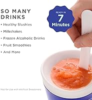 Vista 2 de Fábrica de batidos Zoku Slush y Shake Maker, color naranja, Casual, talla única , Azul