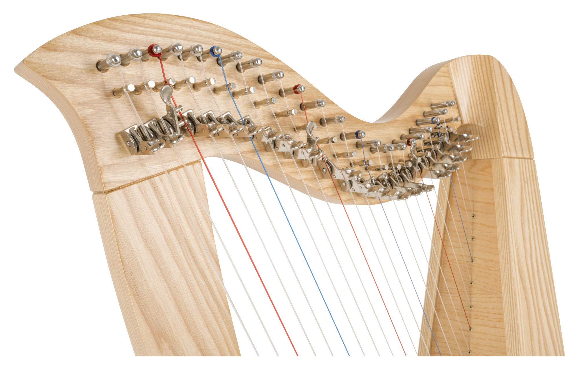 Classic Cantabile H-22 Arpa Celtica 22 corde in Mi bemolle maggiore, meccanica a semitoni, legno di frassino, inclusa borsa e 2 chiavi, altezza 83,5 cm.