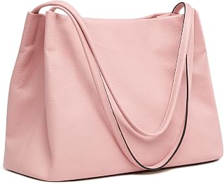 Kattee Leather Tote Purse for Women, Casual Hobo Shoulder Bag