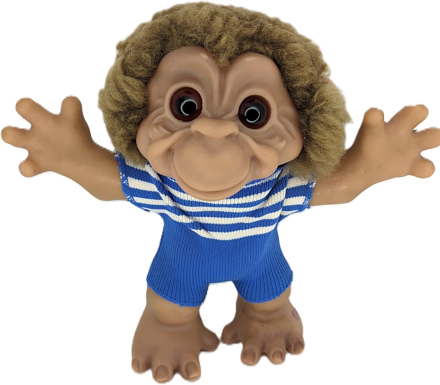 Troll Doll Dam Monkey Collectible Good Luck 10" Inch 1960s, Dolls
