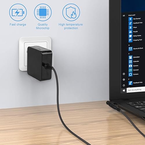 Miniatura 3 de 65W 45W 33W Charger Compatible with Asus X541N X541NA X553M X540S F510U Q200E Q302L Q504UA Q304U UX360C UX31A UX330U UX305C C202SA C300SA