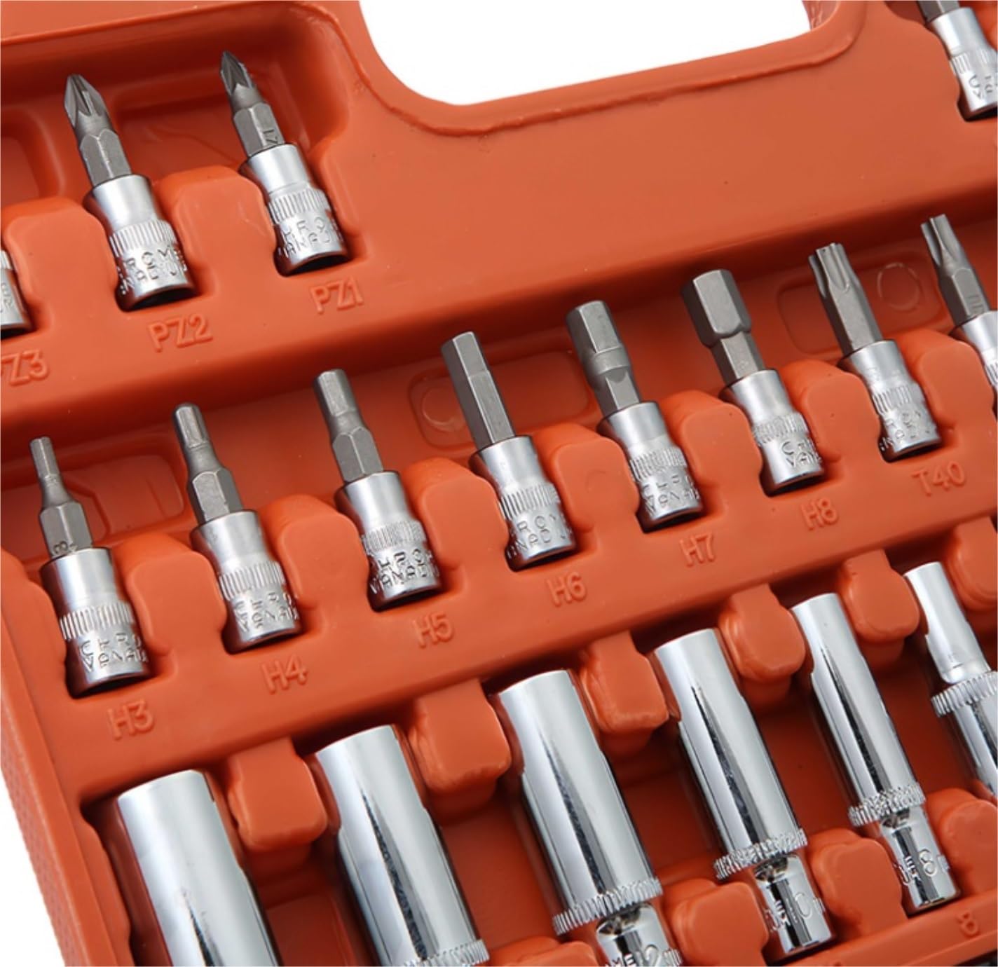 Caja Herramientas 53 Uds. Juego De Llaves De Tubo De Trinquete, Caja De Herramientas De Reparación De Herramientas De Coche, Herramientas Manuales Multifuncionales Caja De Herramientas Completa