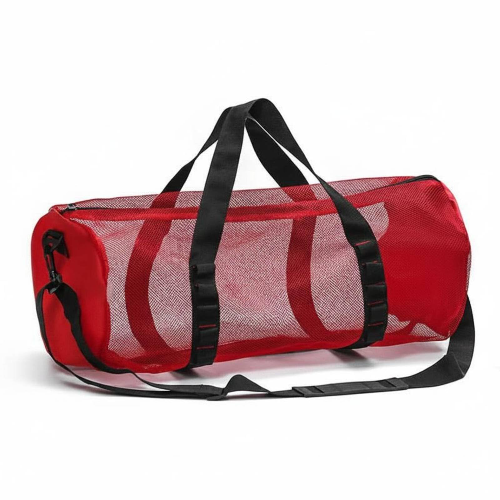 Merishopp Lightweight Dive Dive Bag Multipurpose Dive Gear Bag Quick Draining Easy Sand Removal for Swimmers, Divers, Swimming Pool, Beach, Water Sports, Gym, Red | Sporting Goods-picture-53