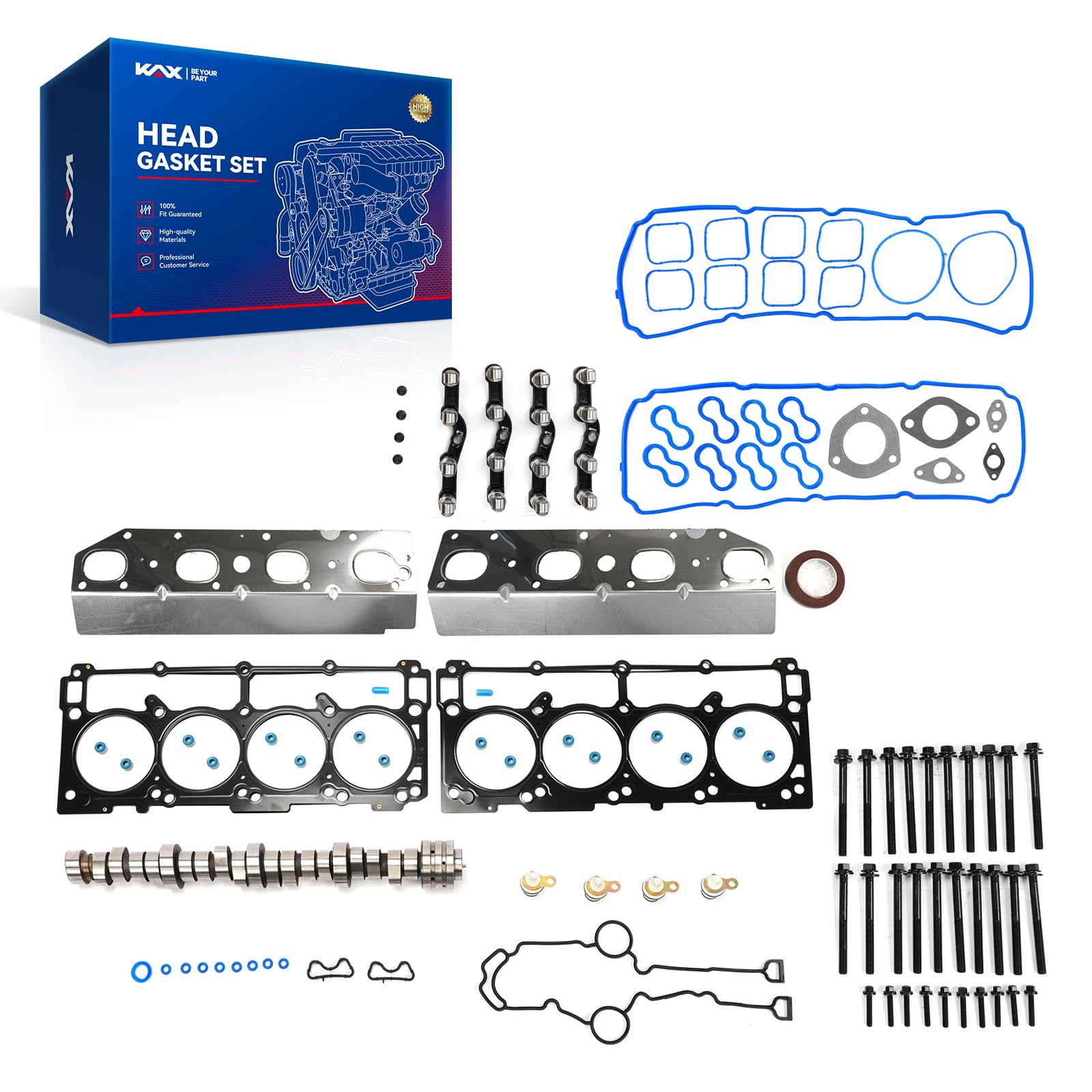 KAX 5.7 Hemi Non MDS Lifter Cam Camshaft Head Gasket Set