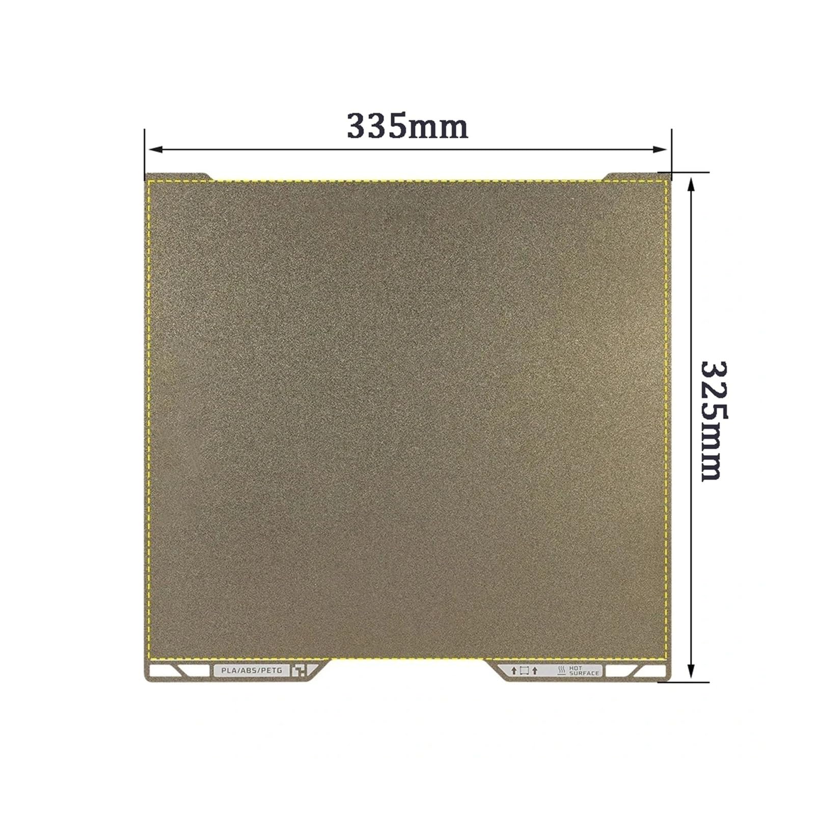 Do płyty laboratoryjnej H2C Gładka teksturowana 335x325 Do akcesoriów Zamienne części drukarki 3D(H1H no base)