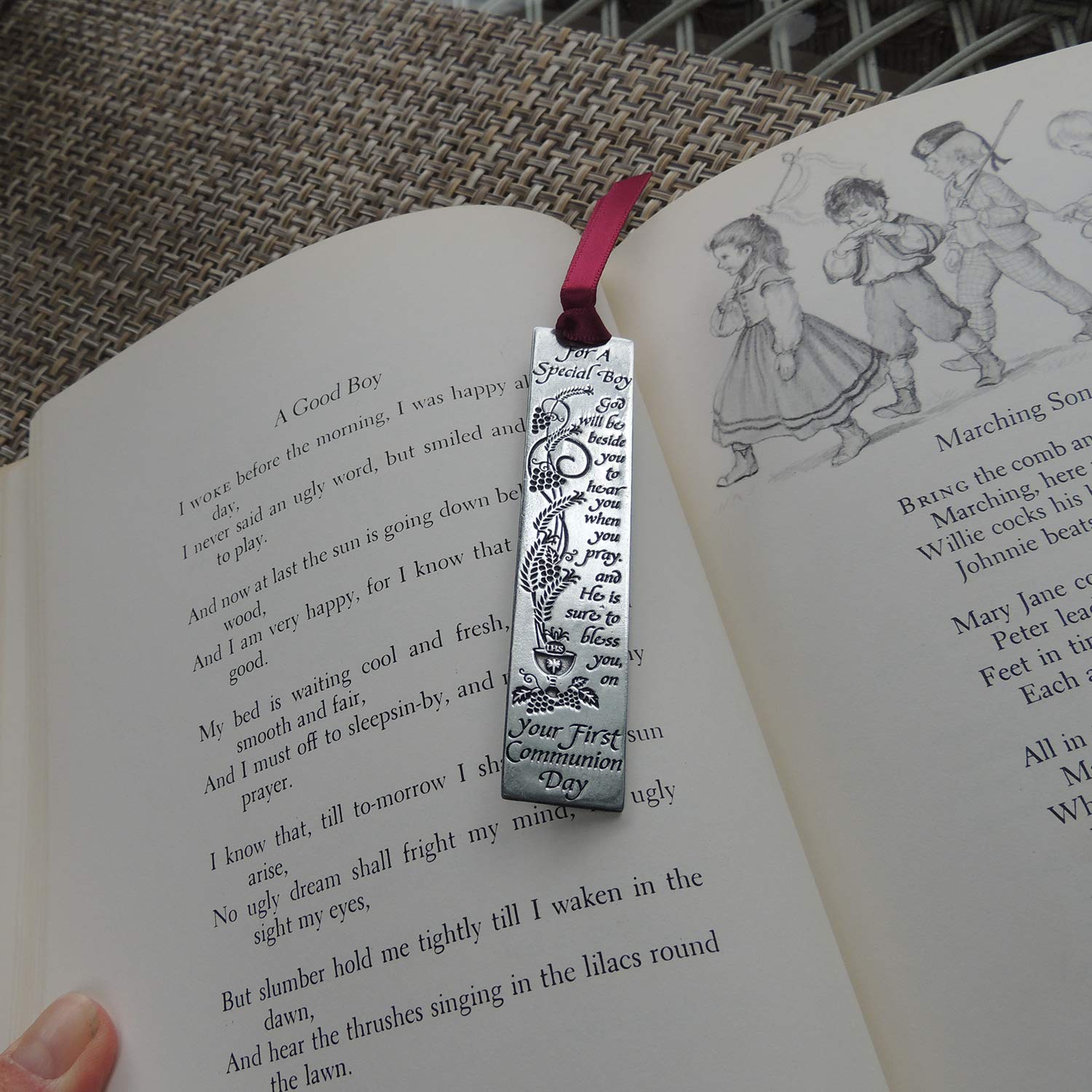 Cathedral Art Metal Bookmark Includes Prayer, Pewter, Special Boy, 1/2" - Image 4