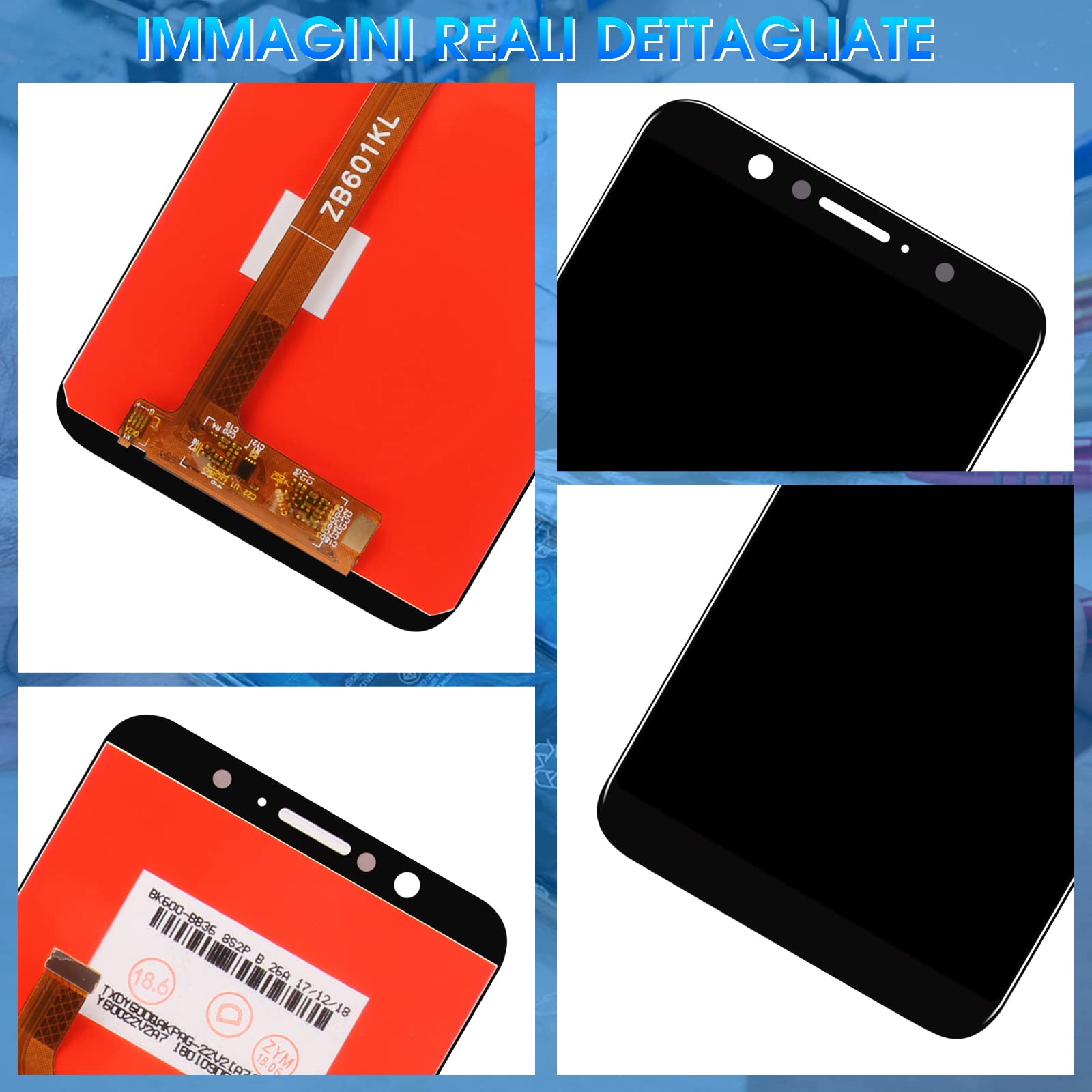 Ecran Display LCD Complet Noir Pour Asus ZenFone Max Pro M1 Zb602kl Asus