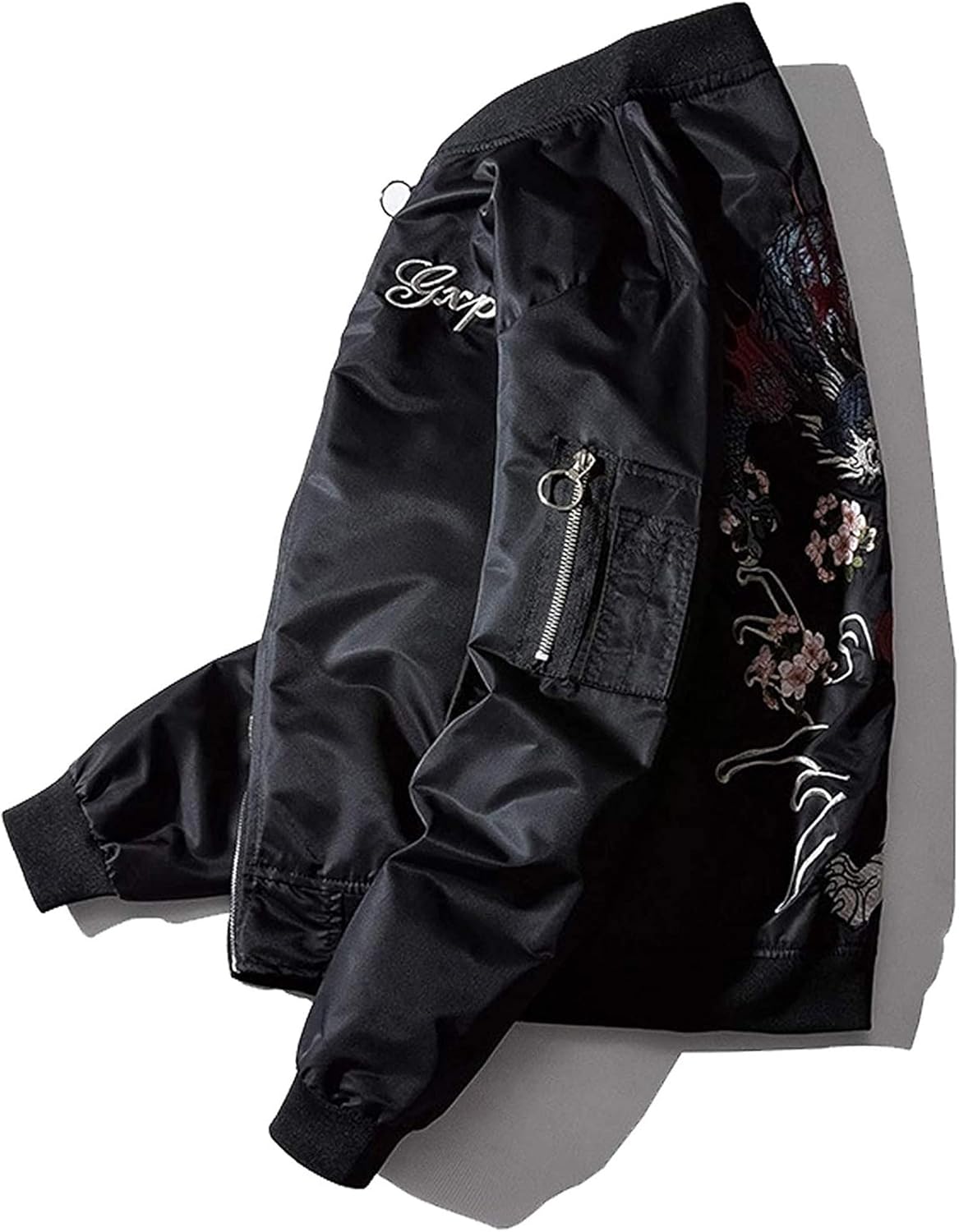 XYXIONGMAO Japanese Dragon Tiger Hip Hop Clothing Men'S Bomber Jacket Oversized Street Windbreaker Flying Streetwear - Image 2