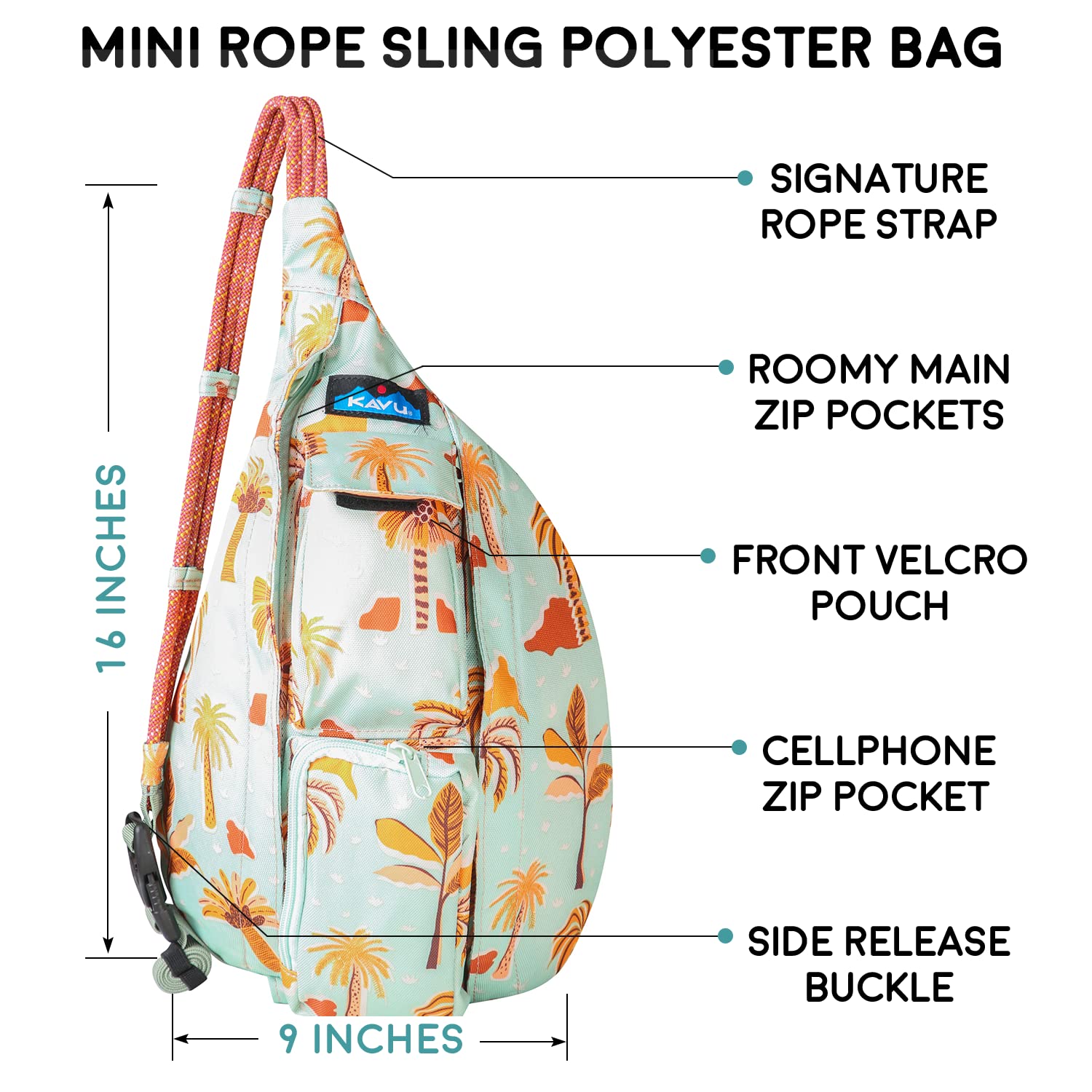 KAVU Mini Rope Sling Bag