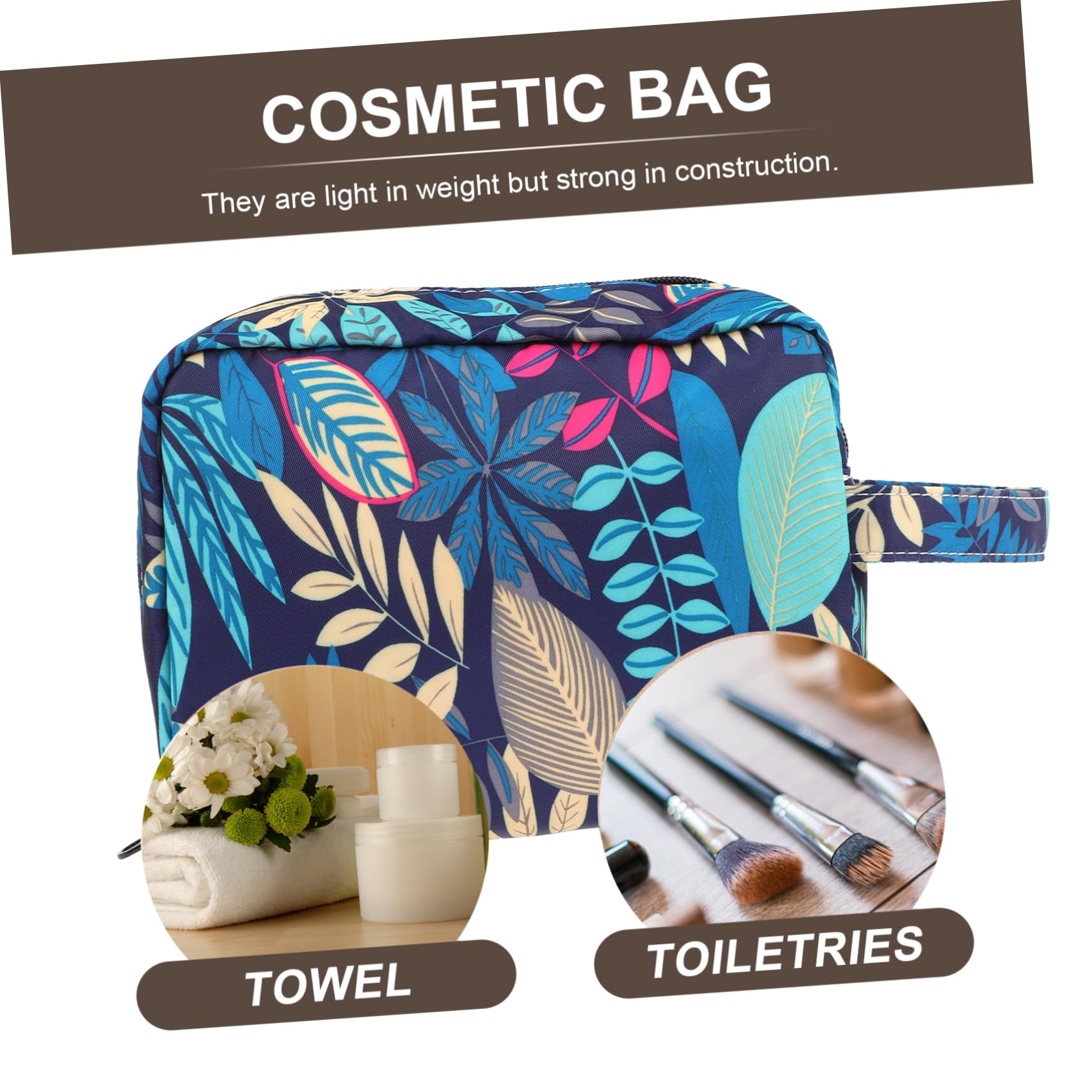 Didiseaon 3piezas Bolsa De Maquillaje Portátil Neceser De Viaje para Cosméticos y Artículos De Aseo Organizador Compacto para Mujeres y Adolescentes Fácil De Limpiar y Almacenar para