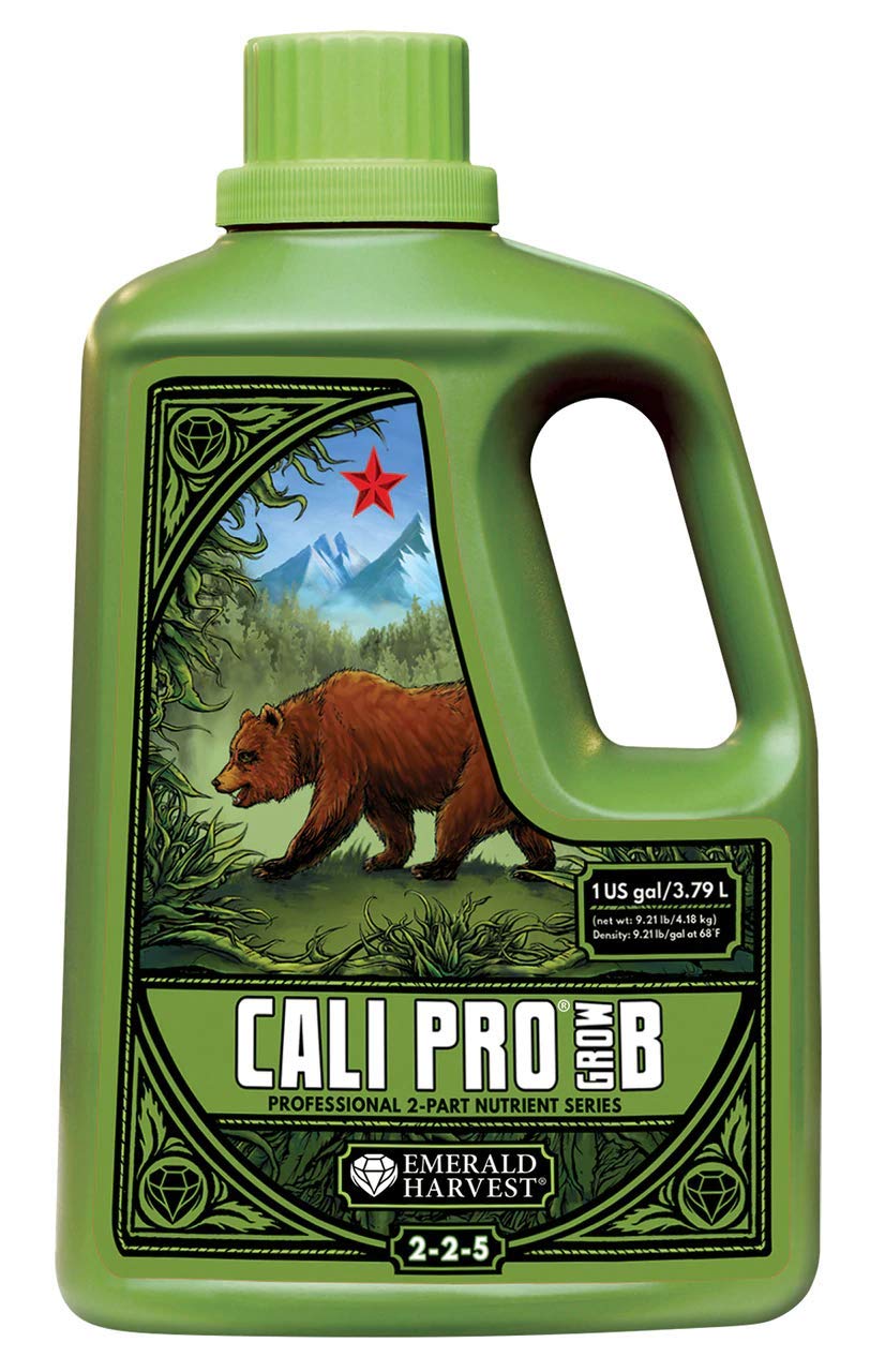 Emerald Harvest Cali Pro Grow A 3-0 - 0 & B 2-2 - 5 Emerald Harvest Cali Pro Grow B Gallon/3.8 Liter (4/Cs)