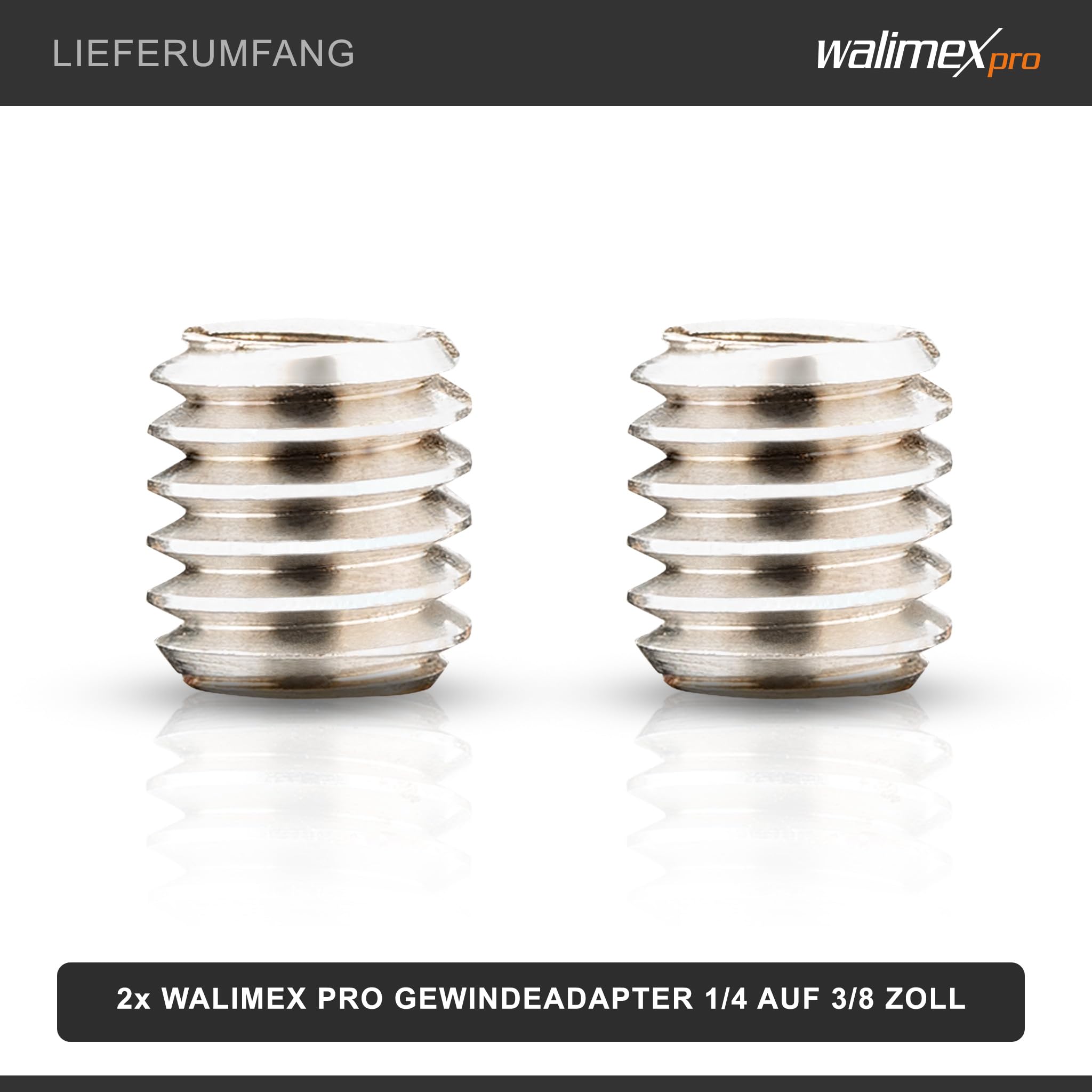 Walimex adapter gwintowany 1/4 cala na 3/8 cala