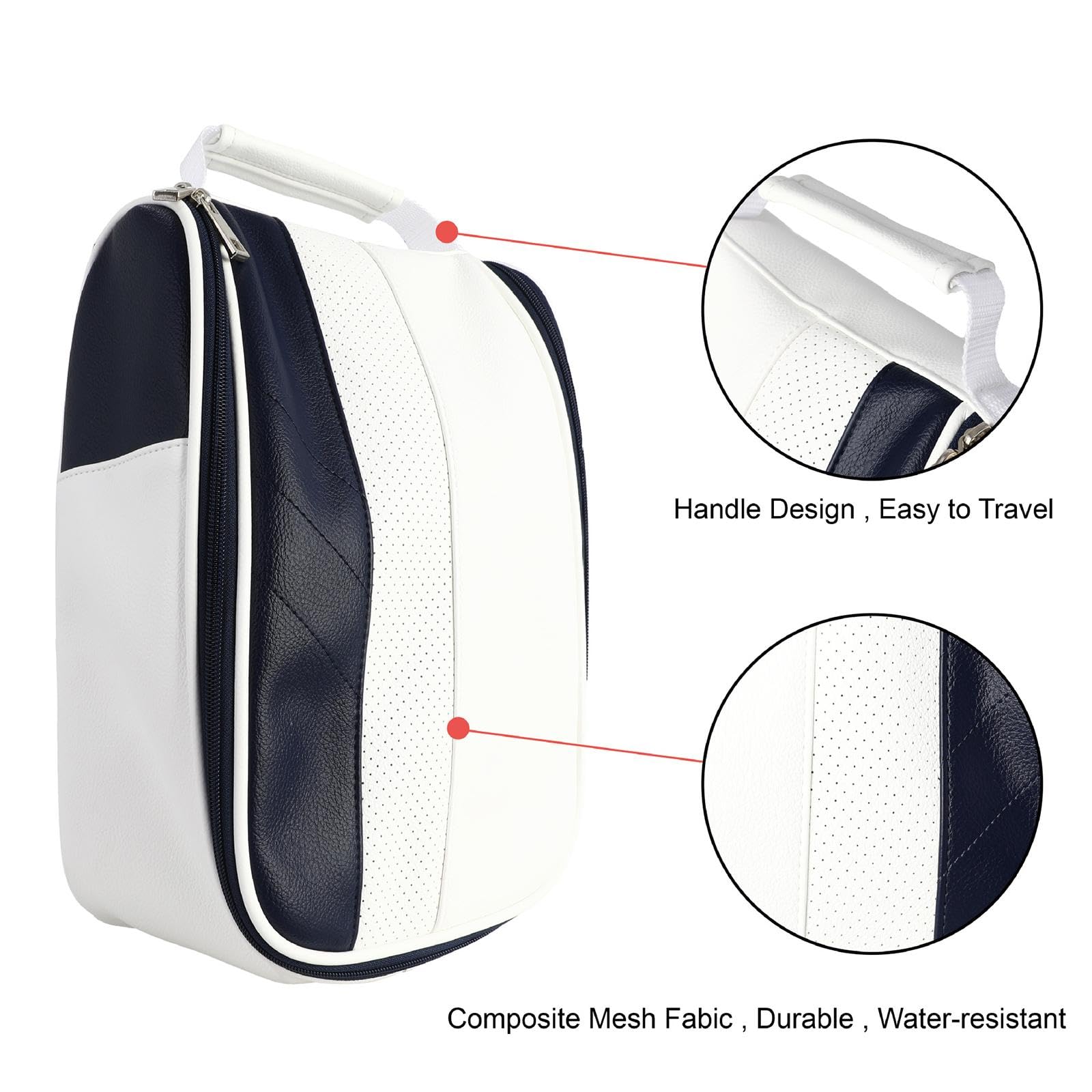 Gralara Golfschuhtasche, Golfzubehör Organizer, Tragbare Aufbewahrung