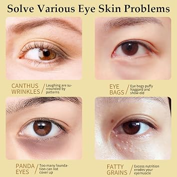 Zozu Avocado Eye Mask, Under Eye Patches for Puffy Eyes and Dark Circles, Nourishing and Hydrating Eye Cream, Naturally Derived Formula (60 PCS)