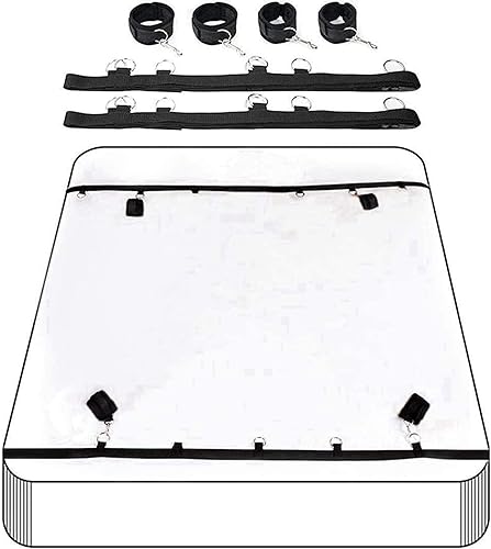 Miniatura 5 de Restricciones de cama para cama sexual, correas de amarre sexuales para mujeres detrás de la espalda, restricciones de servidumbre, juego sexual