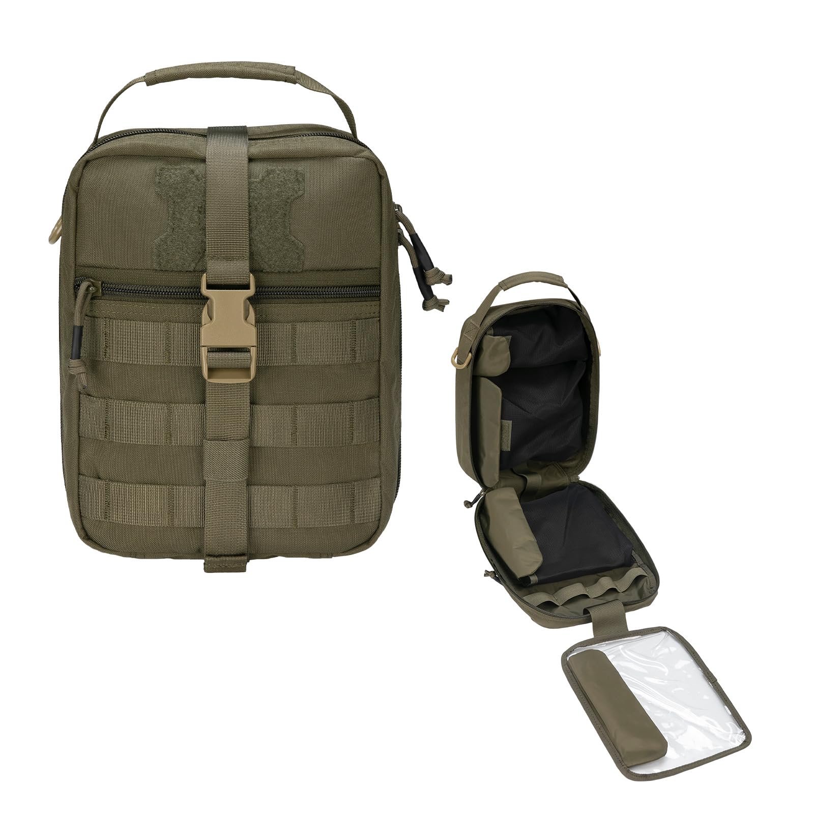 EXCELLENT ELITE SPANKER Rip Away Tactical Medical Bag First Aid IFAK Pouch Utility EMT Pouch for Camping, Hunting, Family and Outdoor Activities(RGN