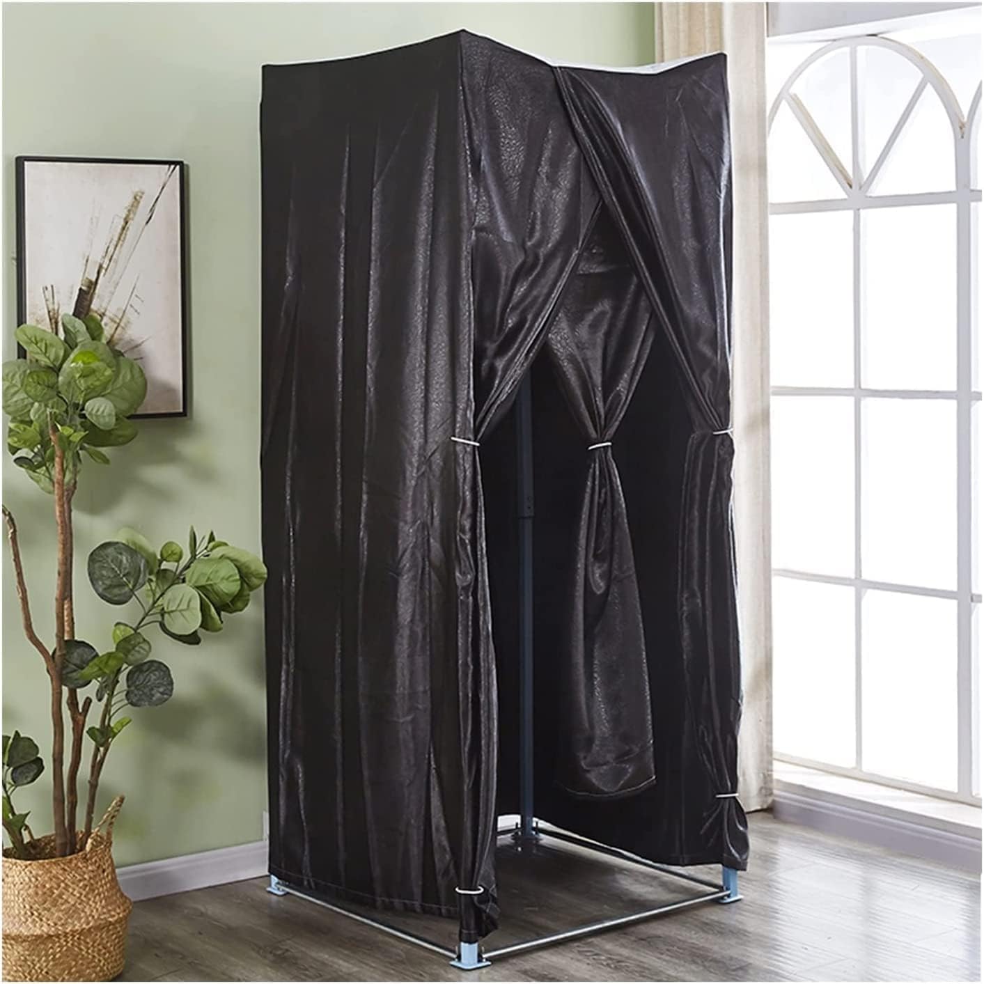 Fashion Changing Rooms Clothing Store Fitting Room Movable Temporary Locker Room Large Space Dressing Room Portable for Mall Changing Room Bedroom Furniture