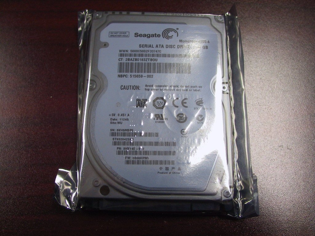 Amazon | Seagate 2.5インチ内蔵HDD SATA 300 320GB 16MB ST9320423AS  
