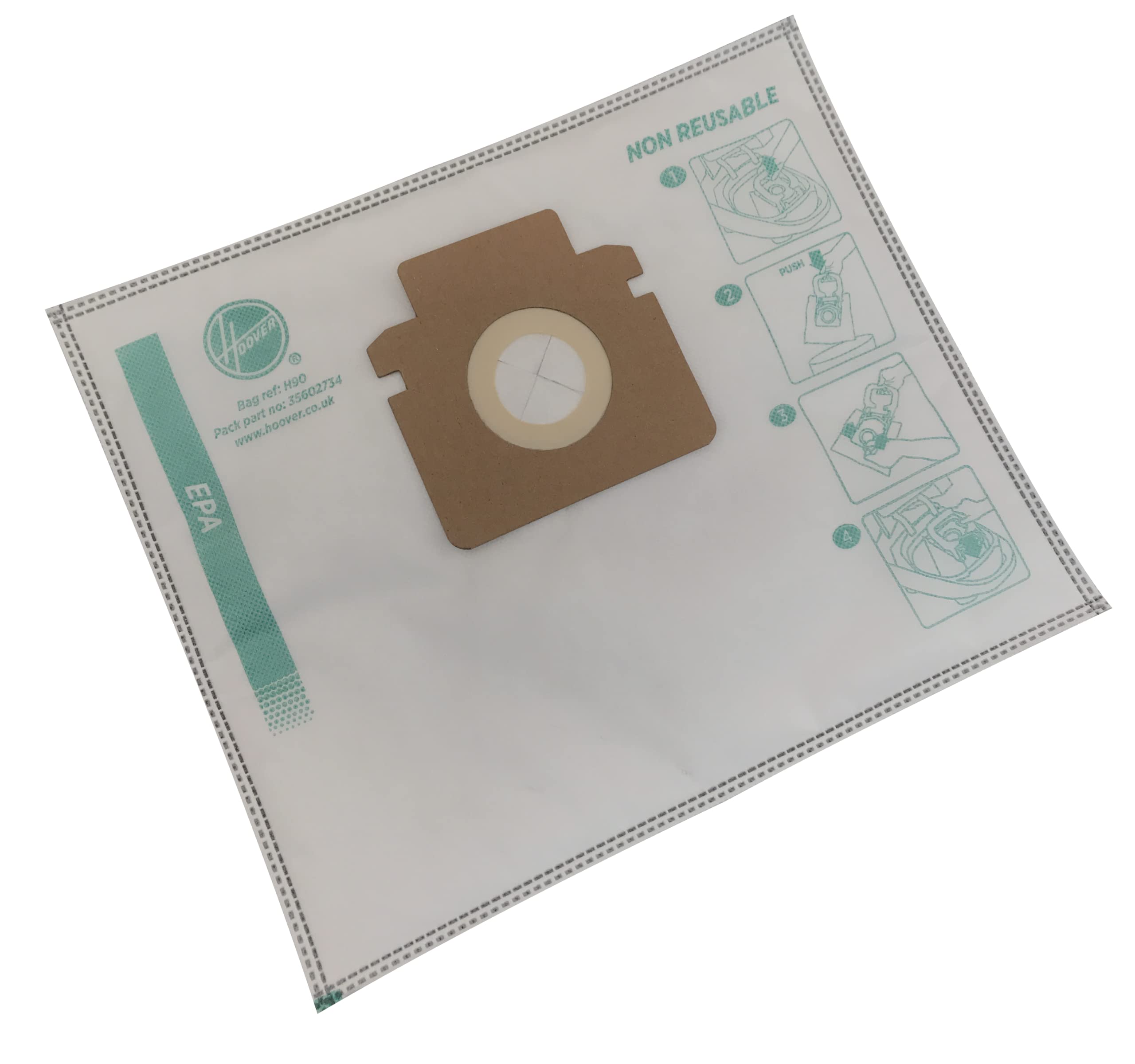40 Sacchetti Per Aspirapolvere In Tessuto Non Tessuto 5 Strati + 8 Filtri - Compatibili Con Hoover TF 1600...2999 Flash
