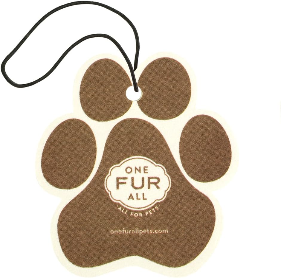 One Fur All Pet House & Car Freshener - Evergreen Forest Pack of 4 - Non-Toxic Pet-Friendly Hanging Odor Eliminator For Small Spaces