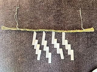 神棚用しめ縄 神が宿る植物 真菰・精麻 約72cm