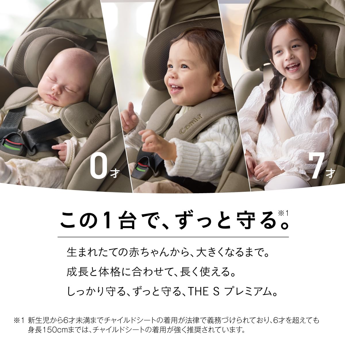 Amazon | Combi コンビ ISOFIX 回転式チャイルドシート ホワイト 