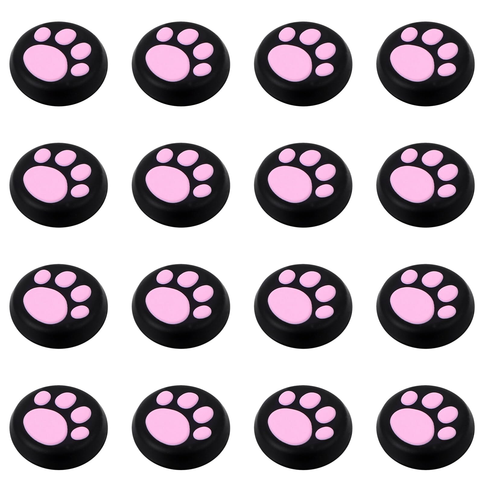 Milisten 32 pcs Rocker Cap Joystick Cap Game Controller Grip caps Replacement Thumb Grips Cap ps4controller Cartoon Stickers Unique Game-pad Cases Silica Gel Handle Box pro Non-Slip