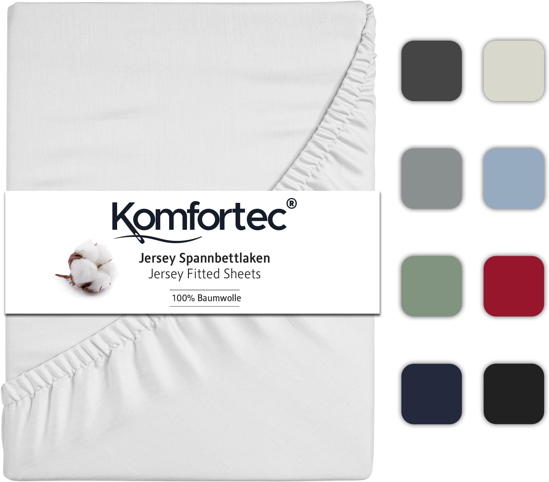 Drap housse 160 x 200 x 30 cm en coton beige - JULIETA | Leroy Merlin