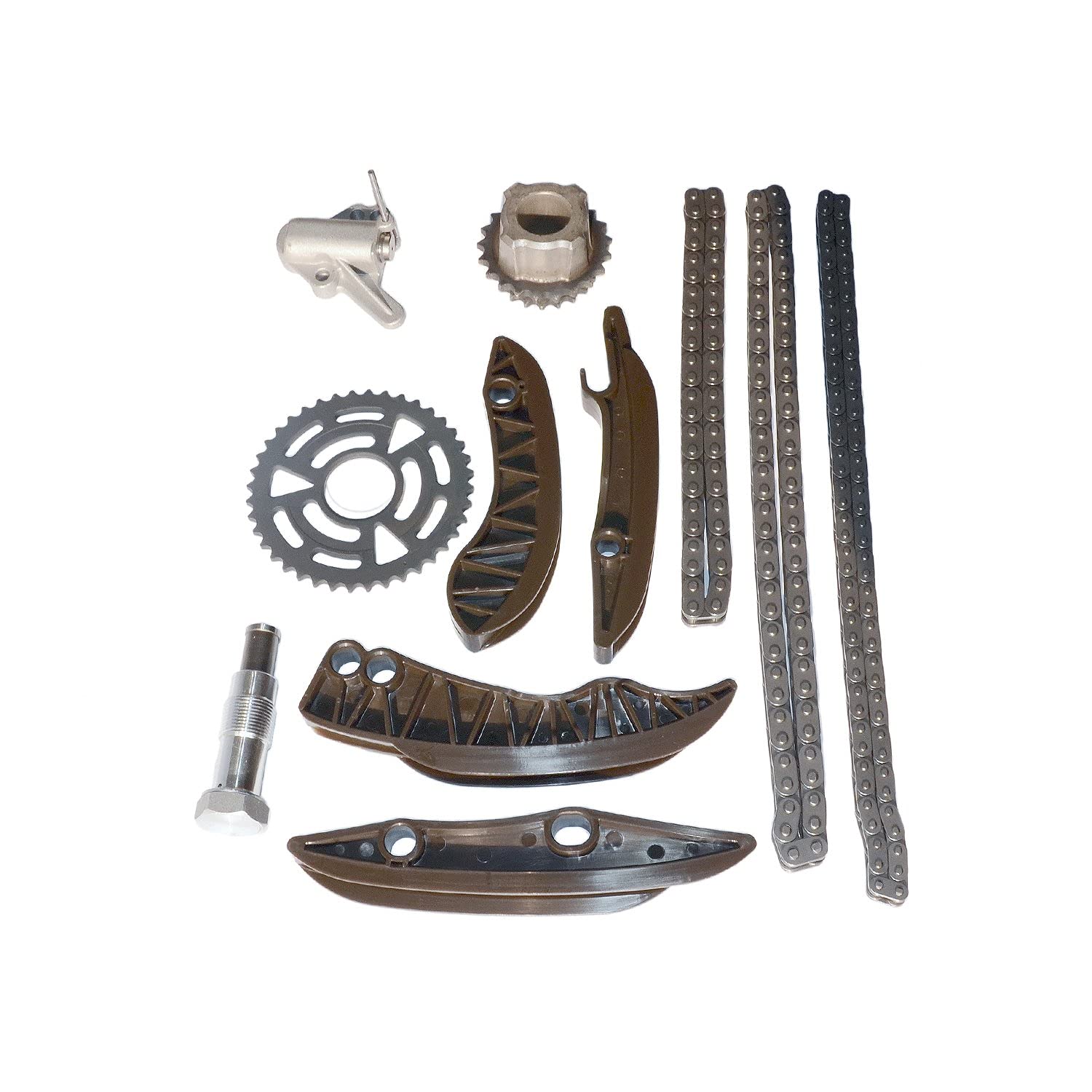 Juego de cadena de distribución 11317797898 Compatible con 3 E90 / Touring E91, 4 Coupe F32 F82, 4 Convertible F33 F83, 5 F10 F18 Pieza n. ° 11317797899 13527797903 11318506652