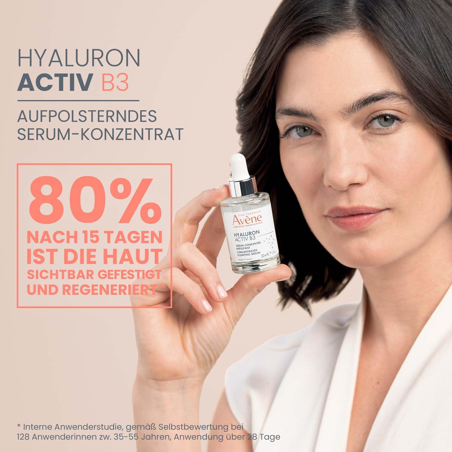 AVÈNE Hyaluron Activ B3 - Aufpolsterndes Serum-Konzentrat - Vegan - 30 ml