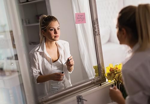 Miniatura 6 de Better Office Products Notas adhesivas forradas de 3 x 3, caja de 20 unidades, 2,000 hojas (100/bloc), notas autoadhesivas con líneas, colores