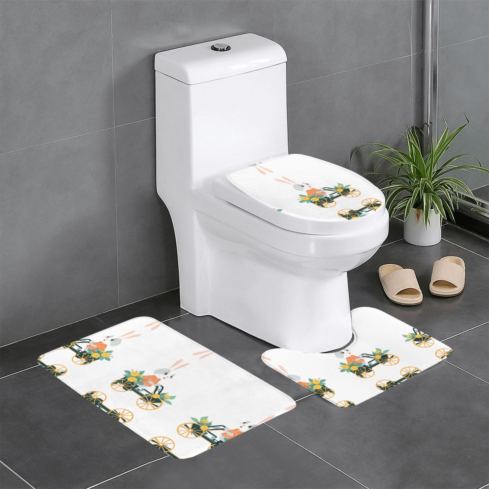 Tapis de salle de bain anti-dérapant qui résout le problème des sols mouillés après la douche