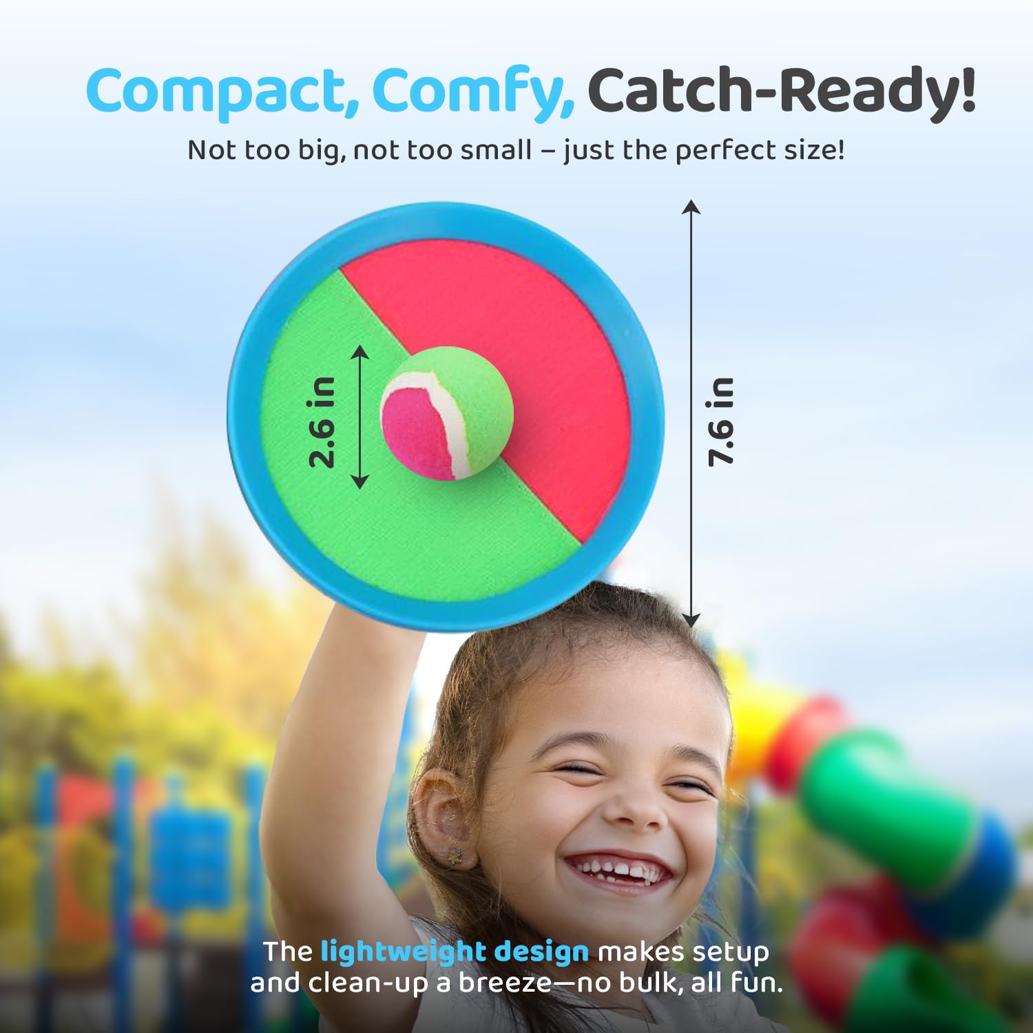 Baseball Gifts Outdoor Games For Kids Toss And Catch Ball Set With 6  Paddles 3 Balls Outdoor Toys For 3 4 5 6 7 8 Year Old Boys Baseball Toys, image size:1500x1500