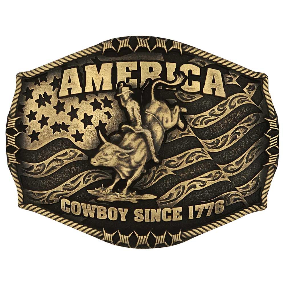 Montana Silversmiths Rodeo Series Attitude Western Belt Buckle