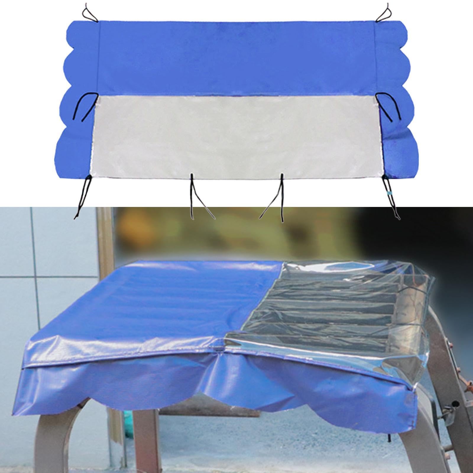 Forklift Roof Cover for Rain Forklift Accessory Awning Dark Blue 105x140cm-image-9