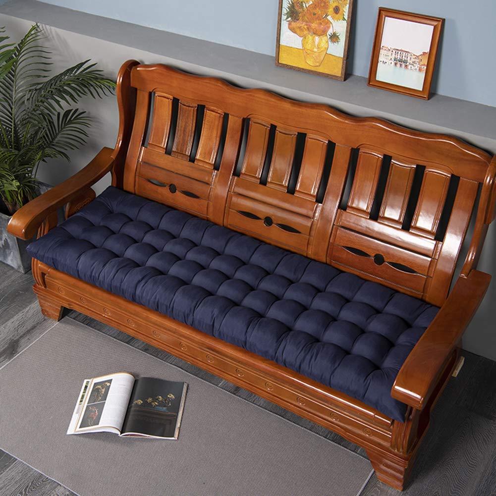 Coussin de banc rectangulaire épais et doux pour chaise longue 53x170