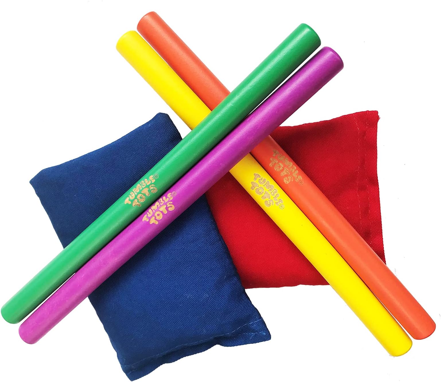 4 Lummi Sticks and 2 Bean Bags