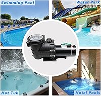 Vista 7 de 2.0HP 110GPM Bomba de piscina 110V Jardín en tierra y sobre el suelo bomba de agua para piscina con filtro