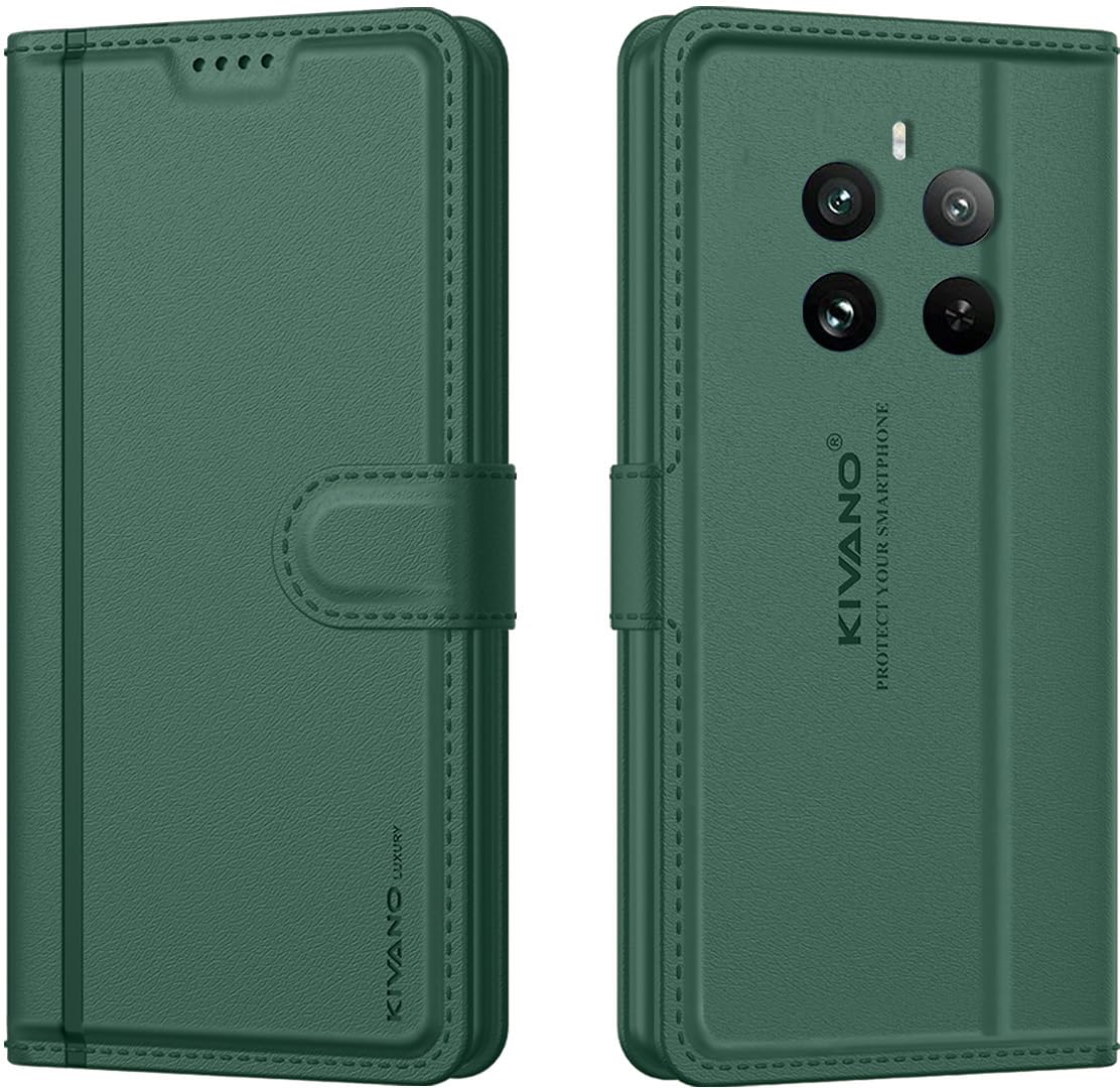 KIVANO LUXE® Compatible with Realme 12 Pro 5G / Realme 12 Pro Plus 5G Artisanal Leather Wallet Case with Card Holder for Men Women, Magnetic Flip Folio Cover with Stand RFID Blocking Cell Phone Case (B0CTM3WZWC) Amazon Price History, Amazon Price Tracker