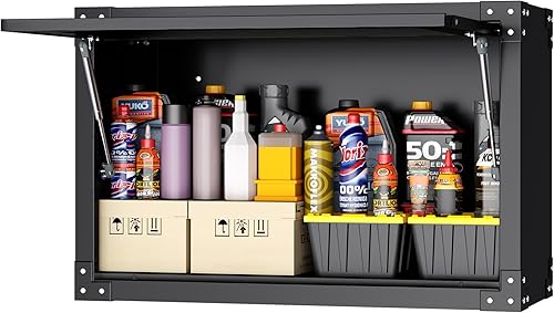 Superday Gabinetes de almacenamiento de metal con puerta de cerradura, gabinete de bloqueo de 72 pulgadas, gabinete de almacenamiento alto con barra