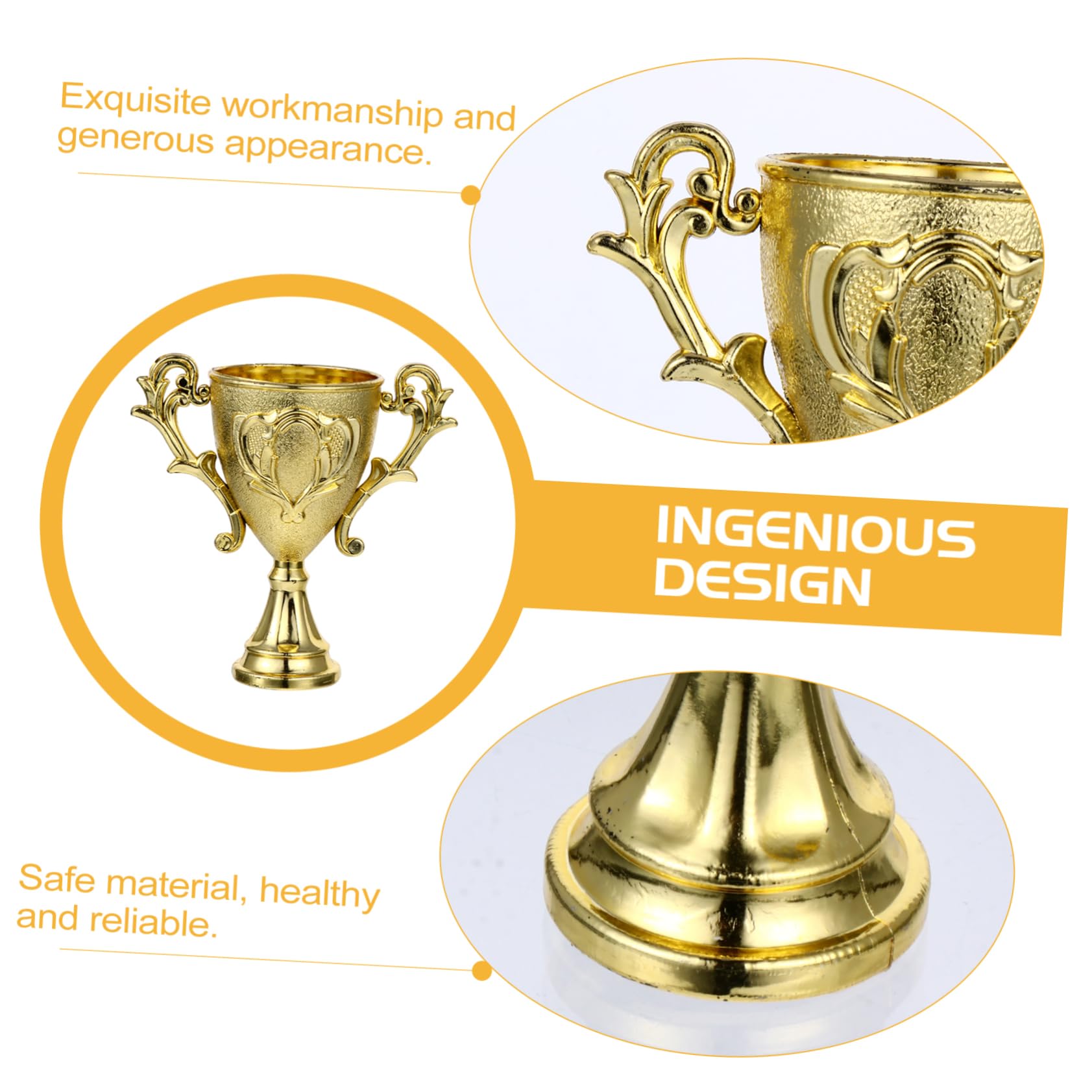 SOLUSTRE 10Pcs Wedding Candy Box Trophy Snack Serving Tray for Dried Fruits Nuts and Parties Birthdays Showers and Day